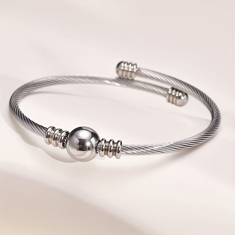 Boho Style 18K Gold Plated Open Cuff Bracelet